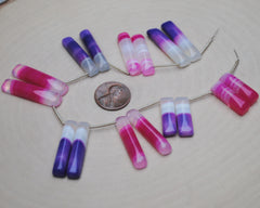 Matched Pair Agate Beads (Lot 1)
