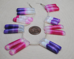 Matched Pair Agate Beads (Lot 1)