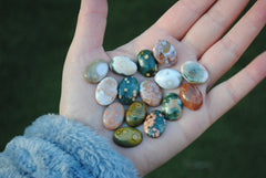 Oval 18x13mm Ocean Jasper cabochons