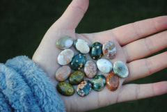 Oval 18x13mm Ocean Jasper cabochons