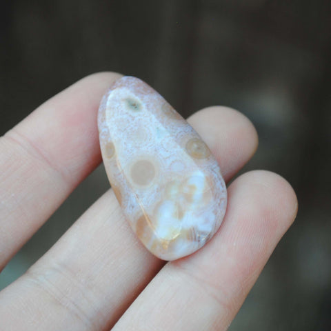 Freeform Ocean Jasper cabochon