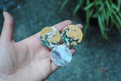 35mm round Ocean Jasper cabochons