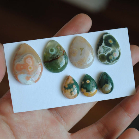 Ocean Jasper cabochons