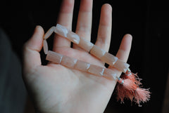 Peach moonstone beads