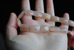 Peach moonstone beads