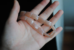 Peach moonstone beads