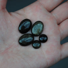 Golden Sheen Obsidian Cab