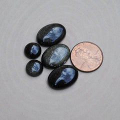 Golden Sheen Obsidian Cab