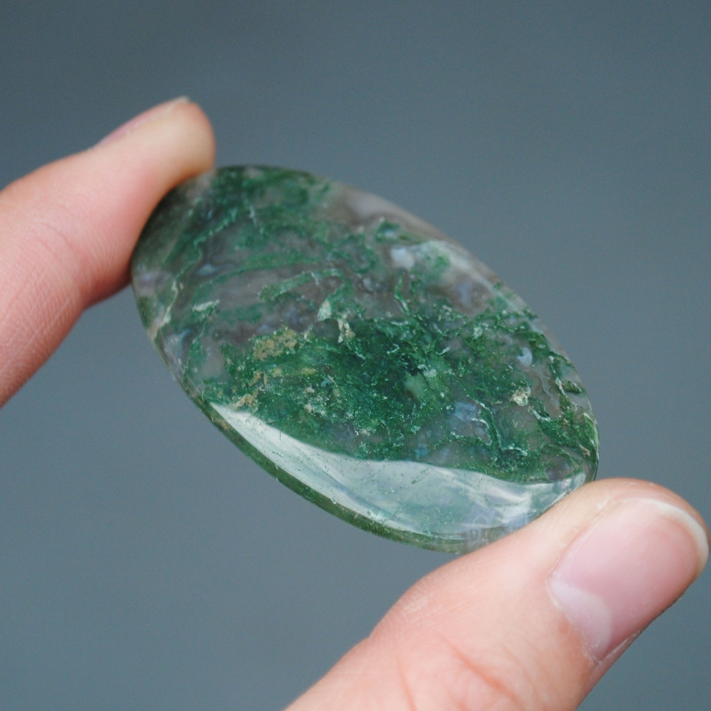 Moss Agate Cab