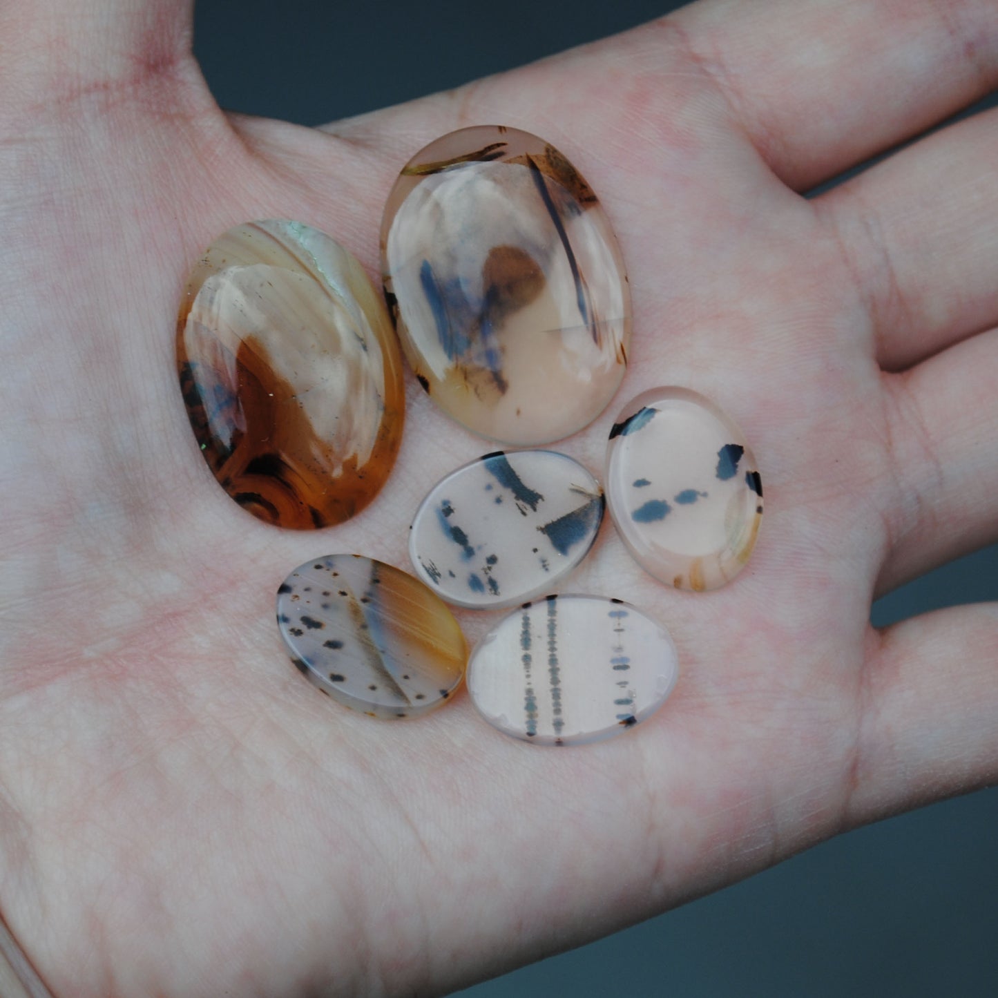 Montana Agate Cabs (lot 1)