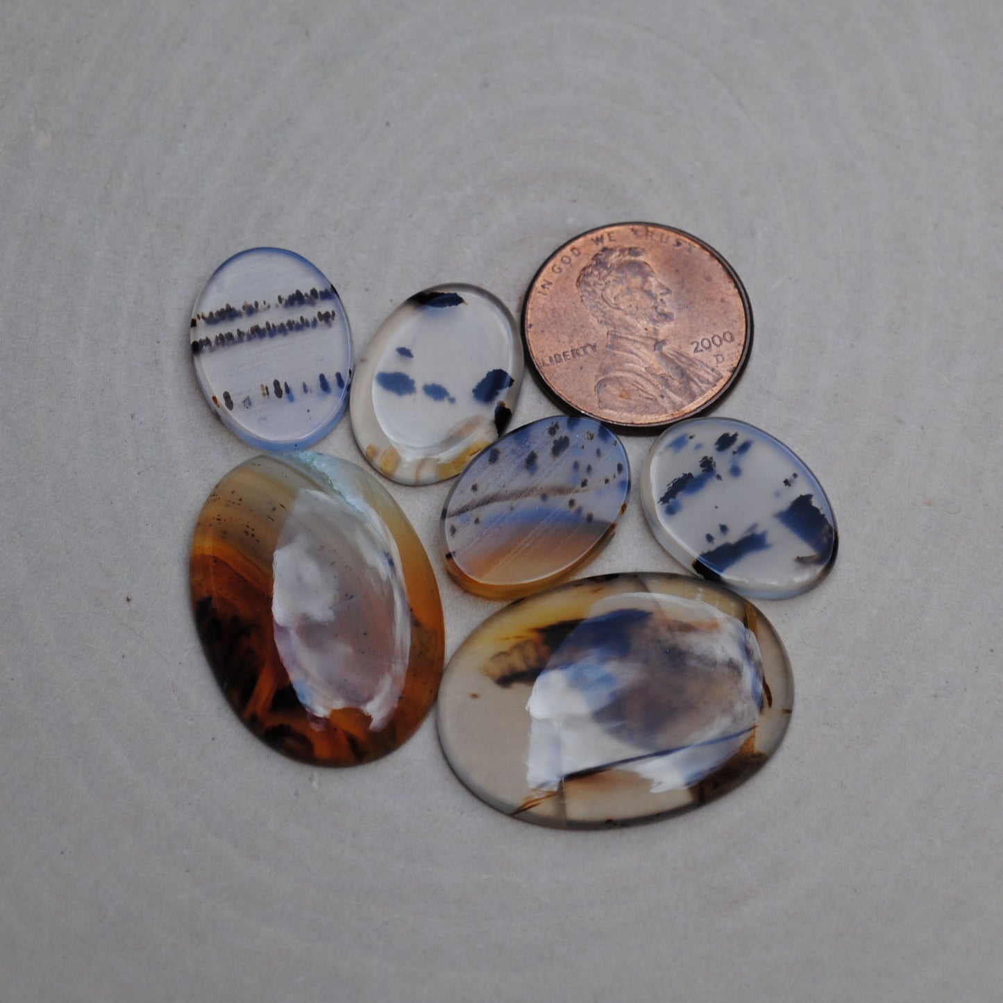 Montana Agate Cabs (lot 1)