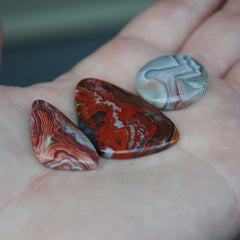 Crazy Lace Agate Cabs