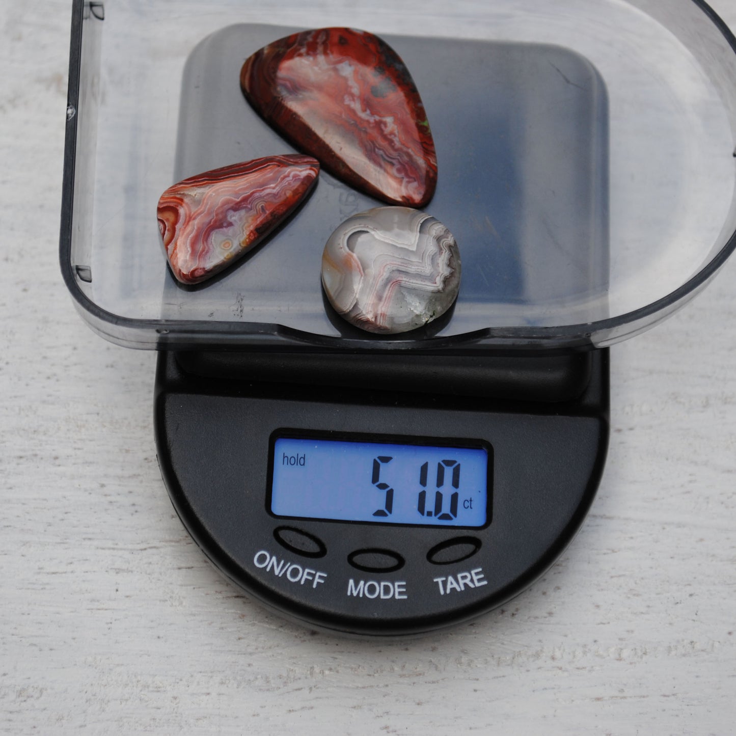 Crazy Lace Agate Cabs