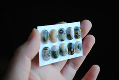 Oval 10x14mm Ocean Jasper cabochons
