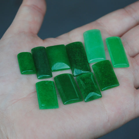 Green Aventurine Cabs (Lot 1)
