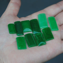 Green Aventurine Cabs (Lot 1)