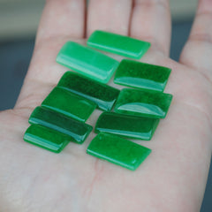 Green Aventurine Cabs (Lot 1)