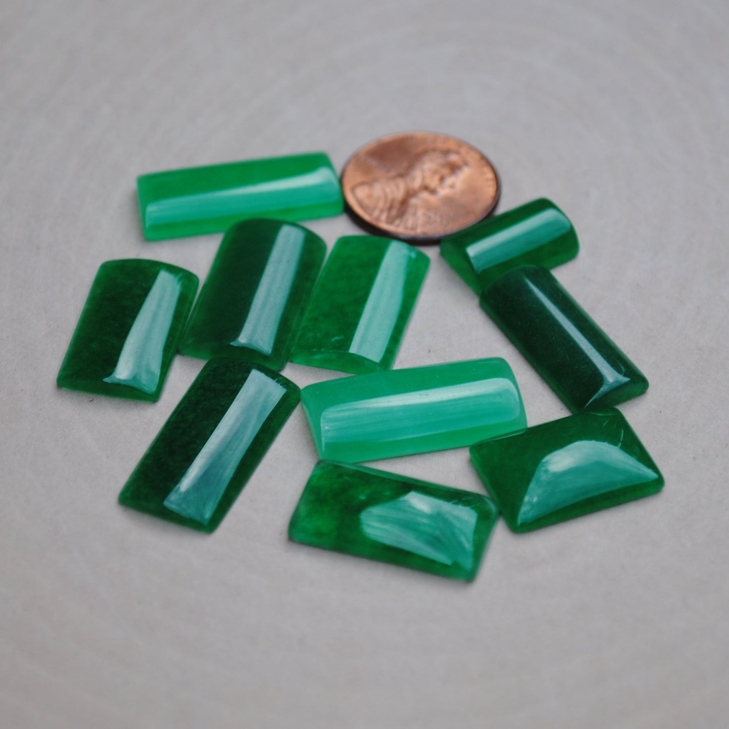Green Aventurine Cabs (Lot 1)