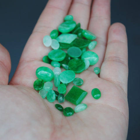 Green Aventurine Cabs (Lot 3)