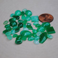 Green Aventurine Cabs (Lot 3)