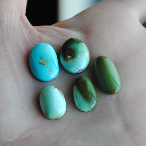 Royston turquoise cabochons