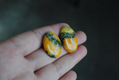 Bumblebee jasper cabochons