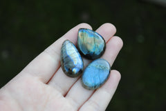 Labradorite cabochons (inventory lot #4)