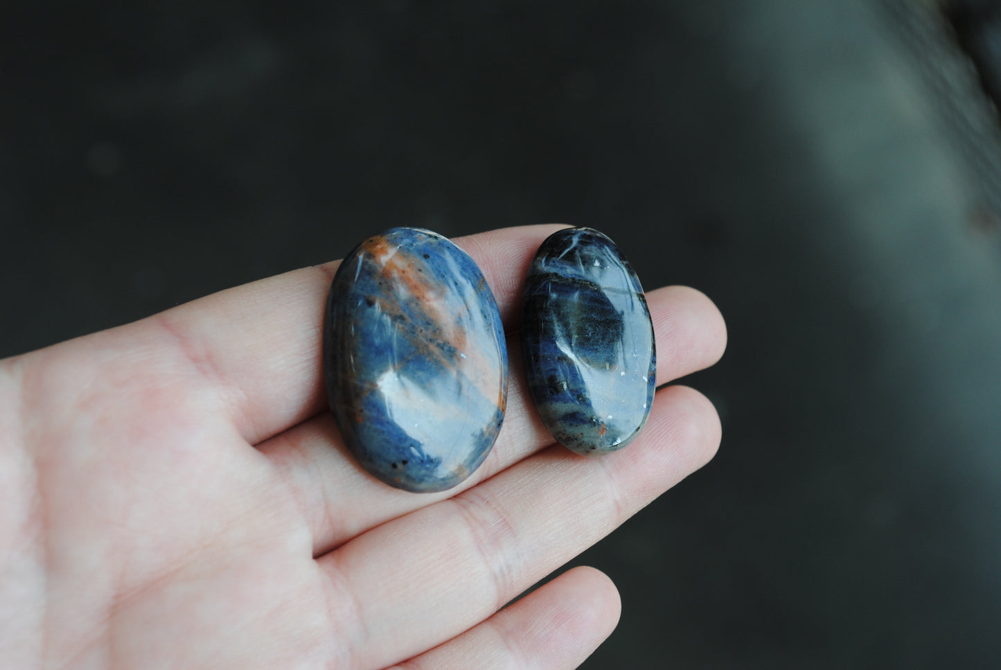 Sodalite cabochons