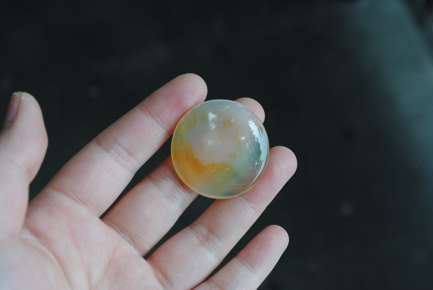 Agate cabochon