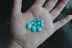 Amazonite cabochons
