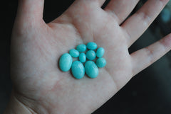 Amazonite cabochons