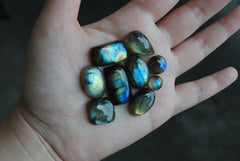 Labradorite cabochons