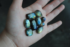 Labradorite cabochons