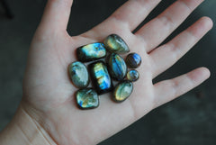 Labradorite cabochons