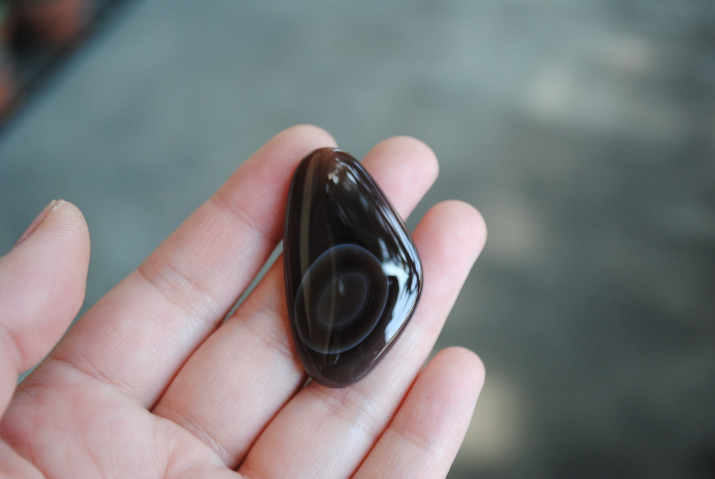 Botswana agate cabochon