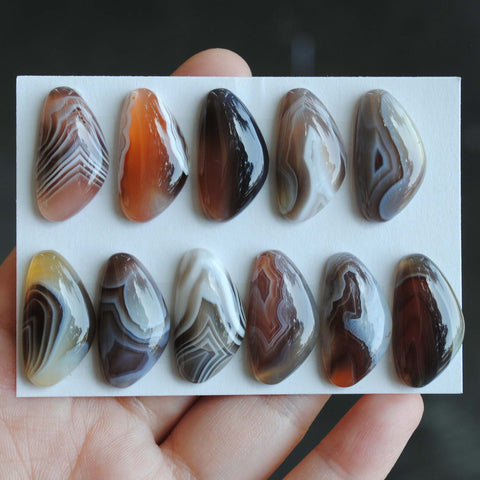 Botswana Agate cabochons
