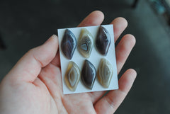 Botswana Agate cabochons