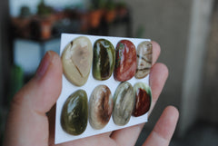 Imperial Jasper cabochons