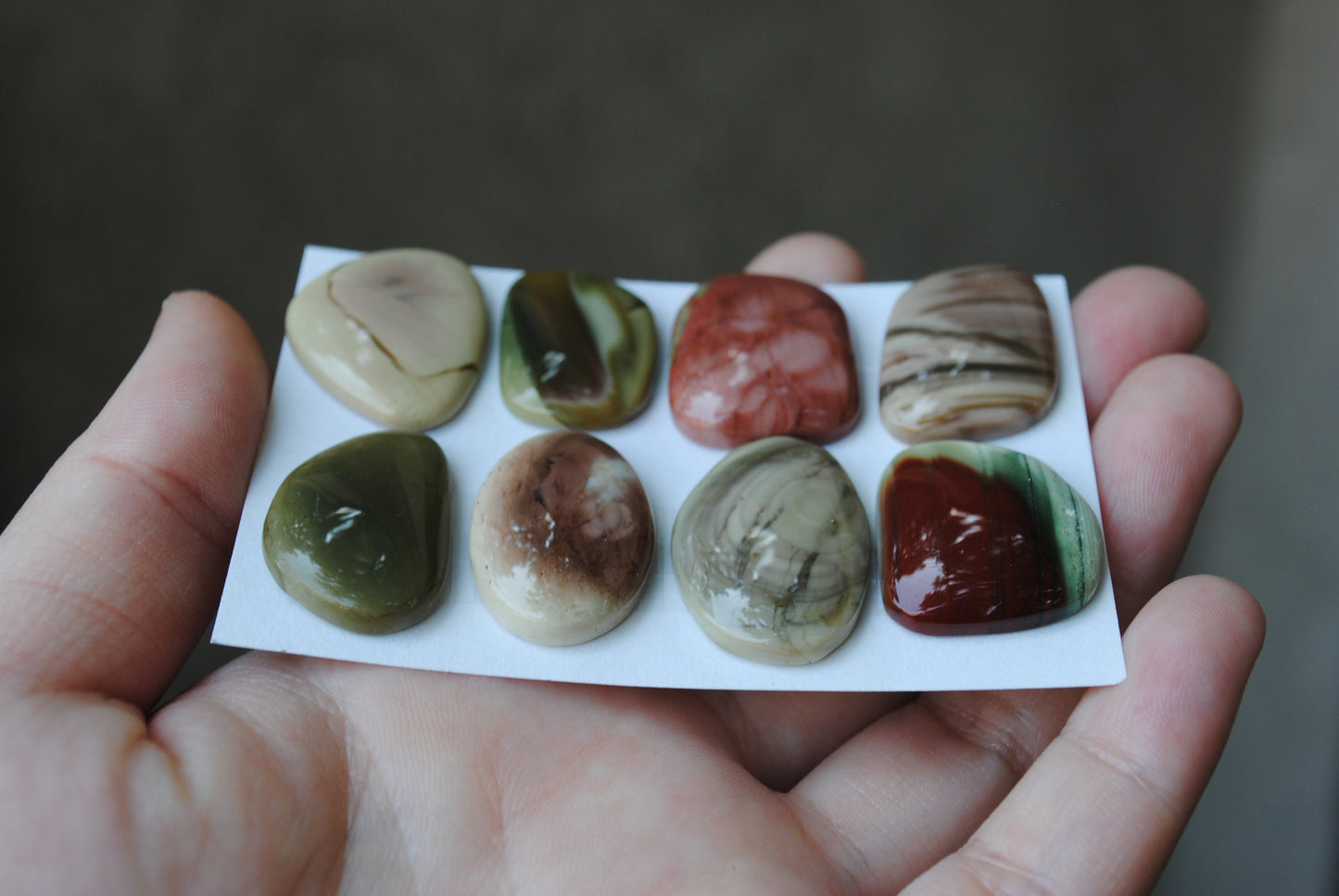 Imperial Jasper cabochons