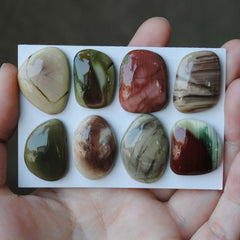 Imperial Jasper cabochons