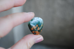 Trillion Ocean Jasper cabochon