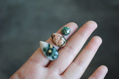 Ocean Jasper cabochons