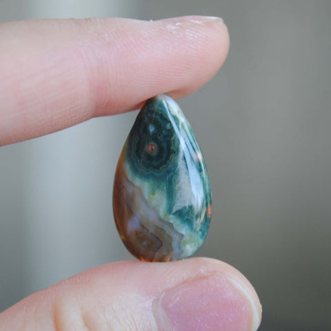 Drop Ocean Jasper cabochon