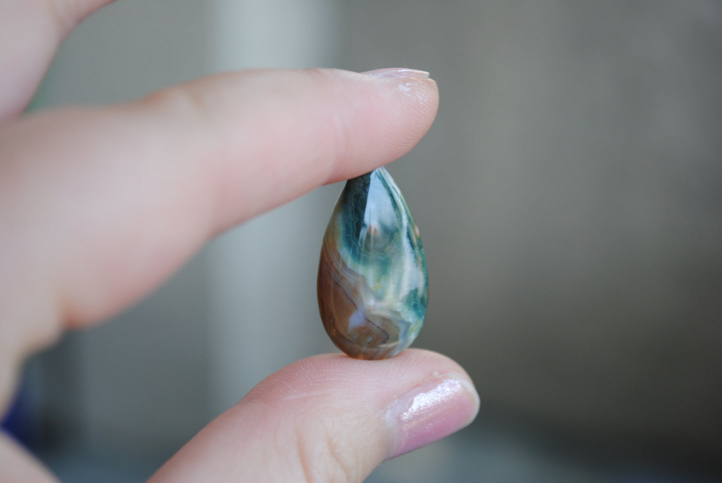 Drop Ocean Jasper cabochon