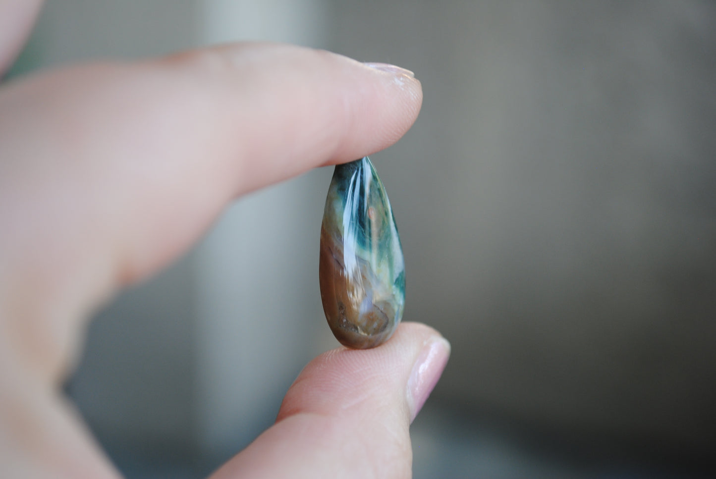 Drop Ocean Jasper cabochon