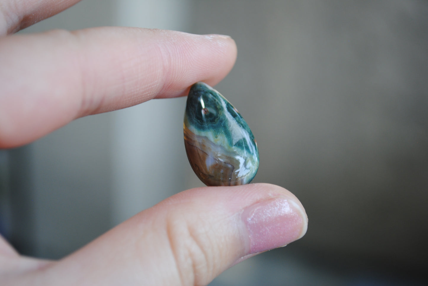 Drop Ocean Jasper cabochon