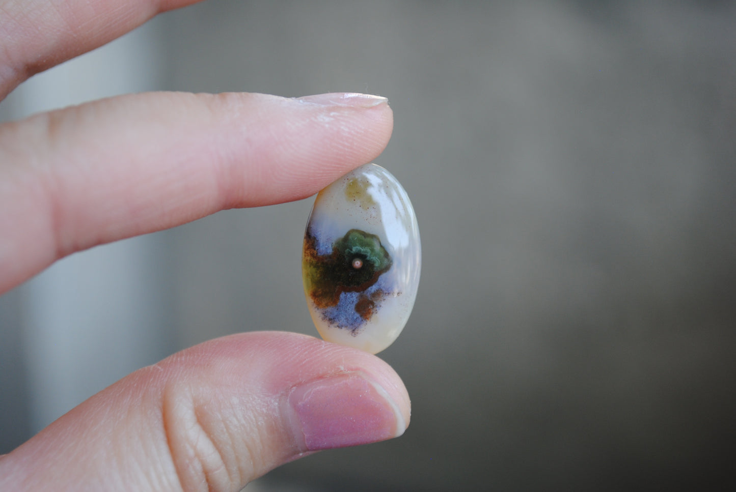 Oval Ocean Jasper cabochon