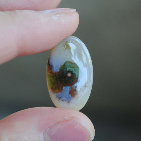 Oval Ocean Jasper cabochon