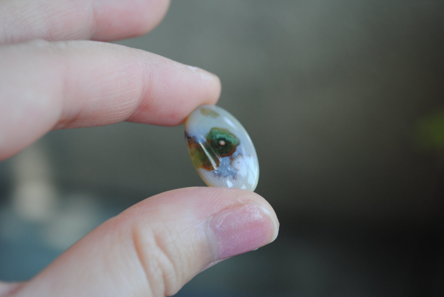 Oval Ocean Jasper cabochon