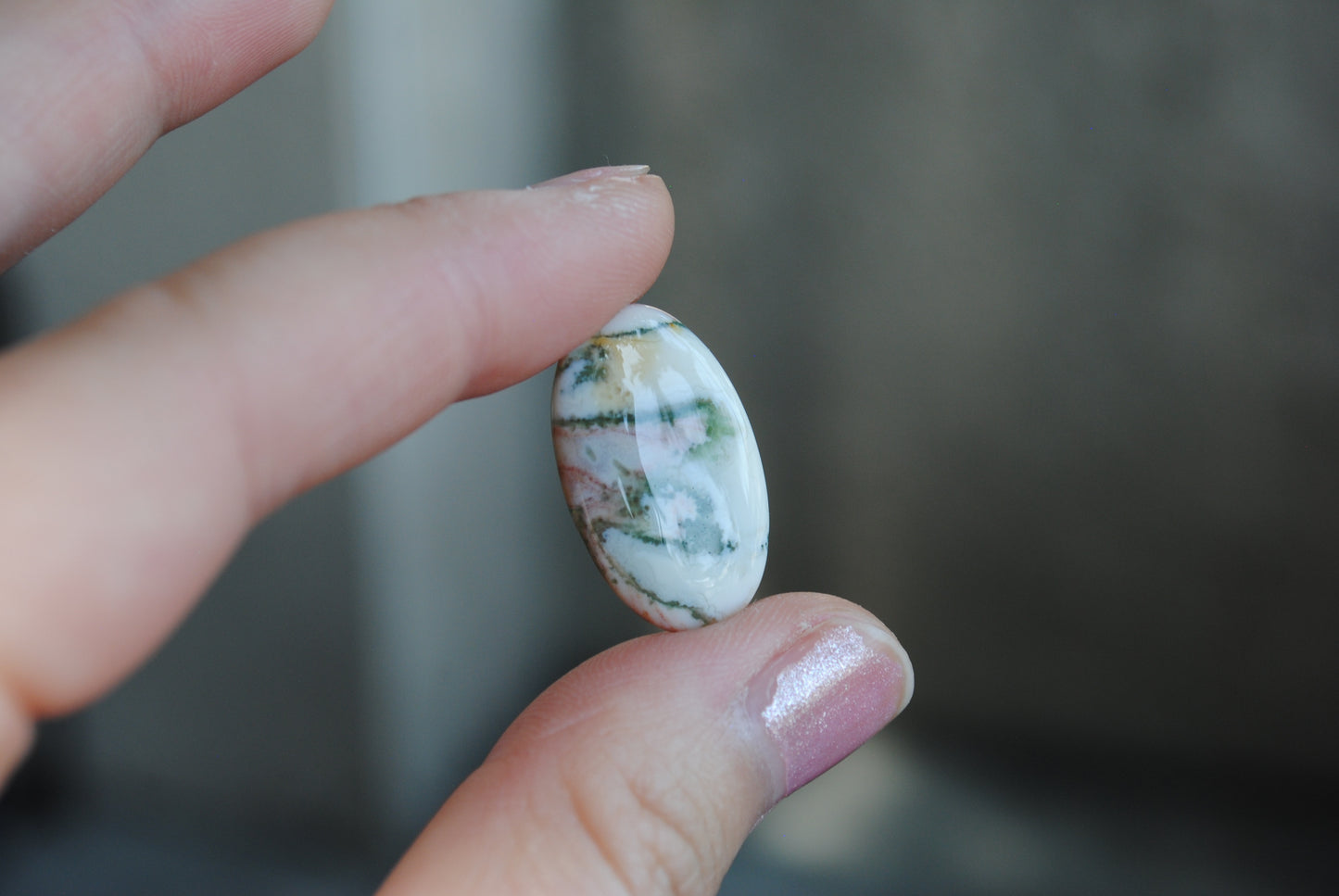 Oval Ocean Jasper cabochon
